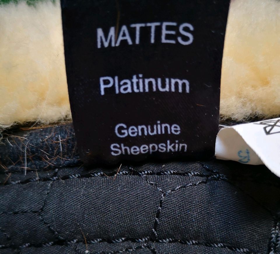 Mattes Platinum Lammfell Sattelgurt , TOP 90 cm in Rabenstein/Fläming