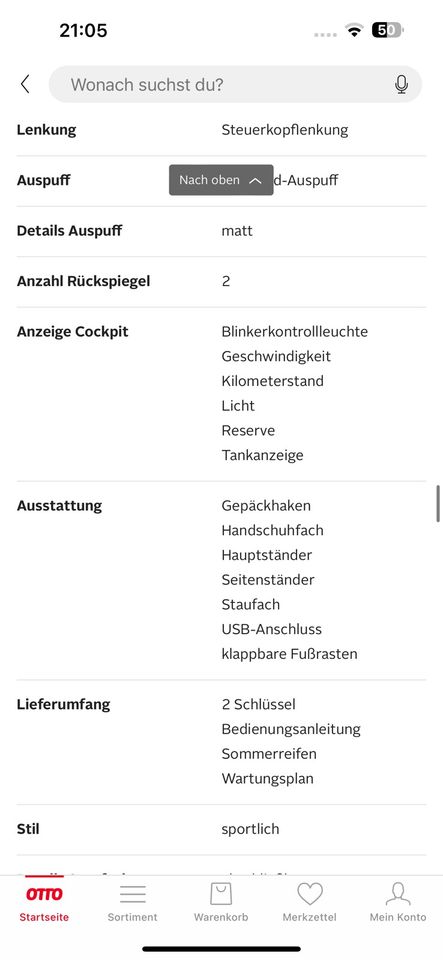 Roller zu verkaufen 45 km/h in Raunheim