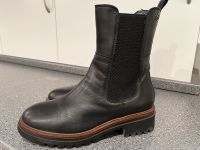 Tamaris Chelsea Boots, Gr. 39, schwarz, Leder Nordrhein-Westfalen - Paderborn Vorschau