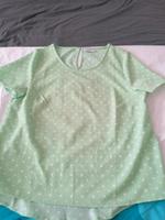 blusenshirt mint mit weiss Gina von Ernstings Schleswig-Holstein - Trappenkamp Vorschau
