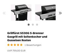 Gasgrill Grill Fürst S530G 5-Brenner Neu Bayern - Moosach (Landkreis Ebersberg) Vorschau