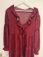 Mango Kleid, Größe L, rot/schwarz, neuwertig Berlin - Reinickendorf Vorschau