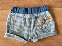 Steiff Kurze Hose Shorts blau grün Größe 74 wie neu Niedersachsen - Holzminden Vorschau