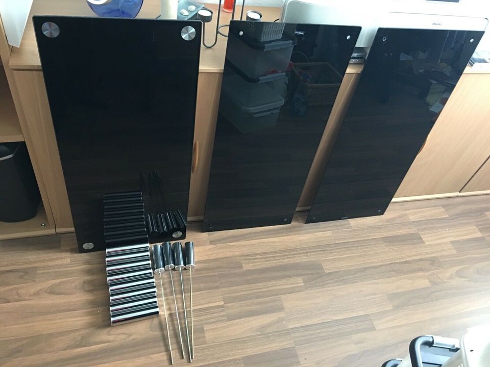 Phonotisch TV Rack TV-Schrank Sicherheitsglas schwarz Chrom in Bremen