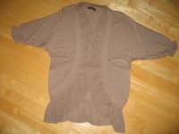 Frank Walder Strick Cardigan mit Schößchen und Rüschen, beige Nordrhein-Westfalen - Solingen Vorschau