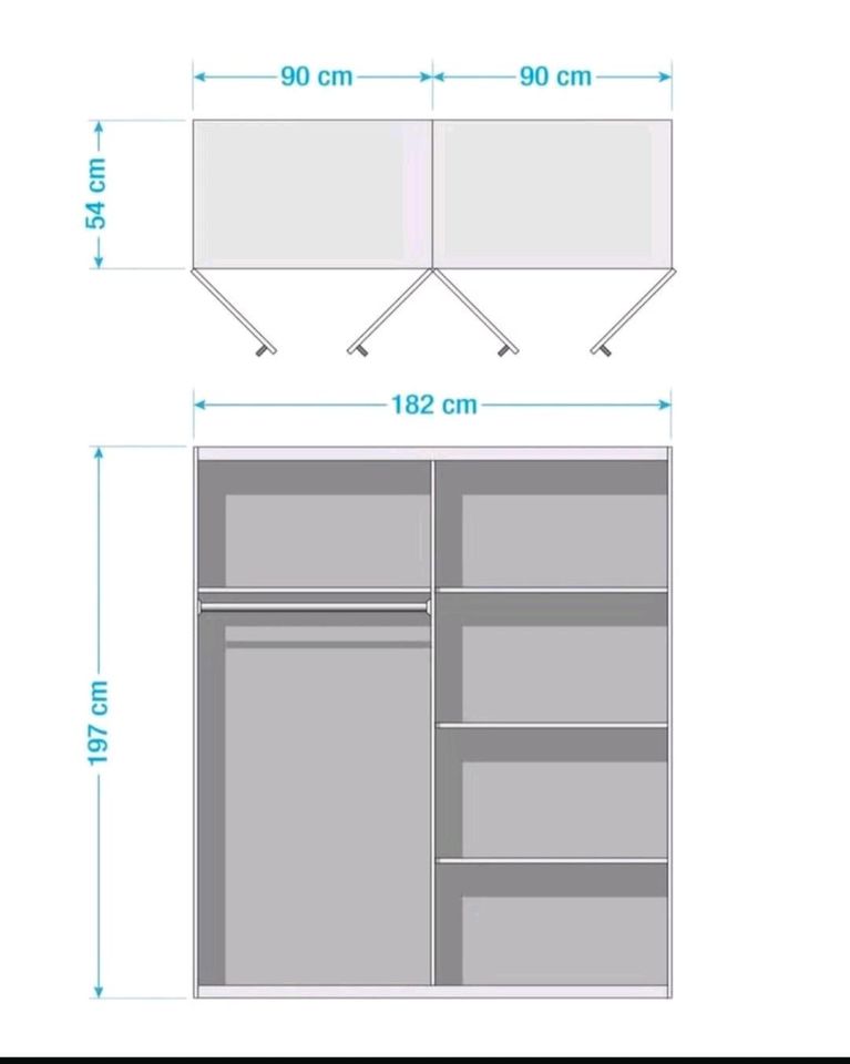 Kleiderschrank neu und verpackt in Kaiserslautern