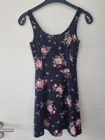 Kleid kurz Cocktailkleid Damen, blau, Blumenmuster, Divided, 34 Kr. München - Höhenkirchen-Siegertsbrunn Vorschau