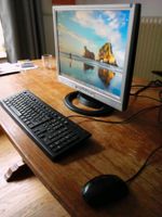 HP PC Slimline mit HannsG-Monitor, Tastatur Altona - Hamburg Rissen Vorschau