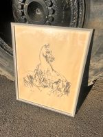 Oskar Kokoschka steigendes Pferd Lithografie Kunst Gemälde Bild Kiel - Holtenau Vorschau