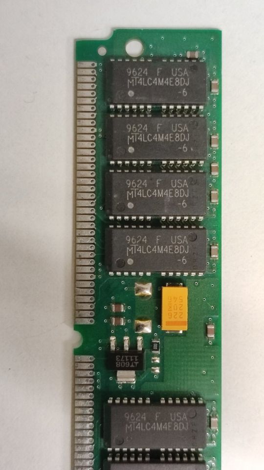 16 MB 60ns EDO RAM 72-pin PS2 SIMM Micron MT8D432M-6X in Haibach Unterfr.