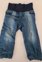 Jeans mit hohem Bund, gefüttert Gr. 74/80 Nordrhein-Westfalen - Bornheim Vorschau