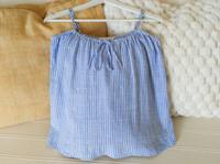 Skandi Träger Top XS blau weiß gestreift Schleife WIE NEU! Sachsen - Werdau Vorschau