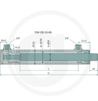 Doppeltwirkender Hydraulikzylinder Baden-Württemberg - Brackenheim Vorschau