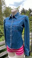 LEVIS Vintage BLUSE JEANSHEMD mit Puffärmeln Gr. S Berlin - Pankow Vorschau