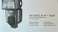 Metz Mecablitz 50 AF-1 digital für Nikon Hessen - Kelkheim Vorschau