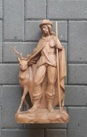 Tiroler Holzschnitzerei Skulptur Heiliger Hubertus/Hirsch/Jäger Niedersachsen - Drochtersen Vorschau
