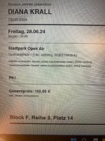 2 Tickets DIANA KRALL, Hamburg, Stadtpark Open Air, Fr. 28.6.24 Niedersachsen - Garstedt Vorschau