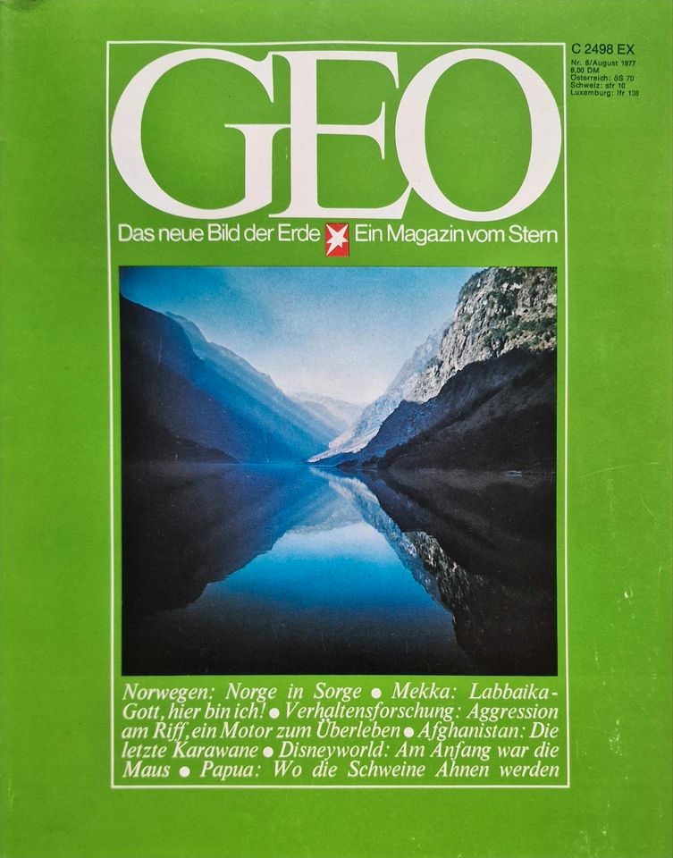 Magazin GEO August 1977 / Hefte / Bücher in Berlin