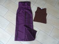 Abendkleid plus Top Gr. 40 Satin lila violett Abikleid Düsseldorf - Angermund Vorschau