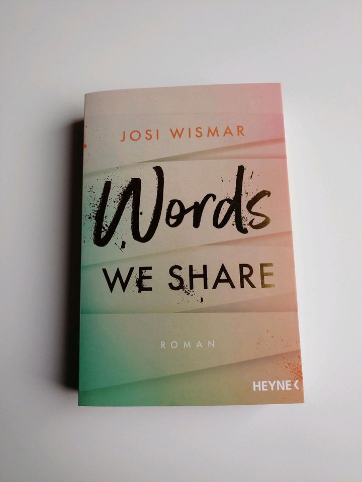 Words we share - Josi Wismar, pers. Signatur in Hemer