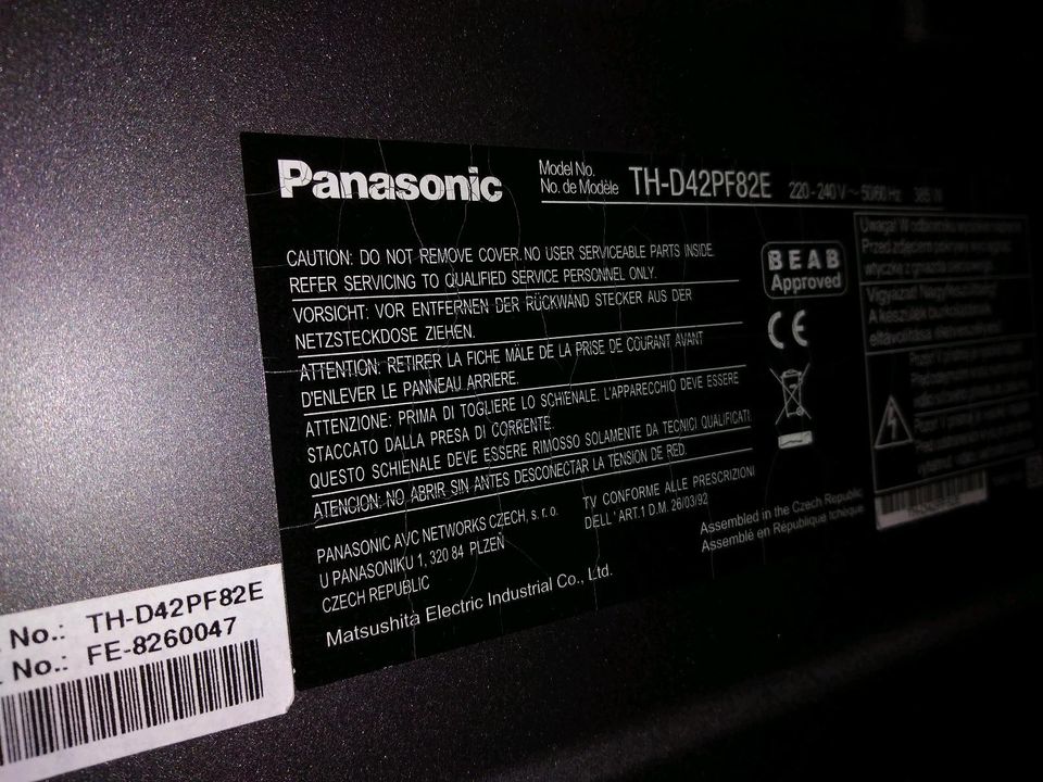 Fernseher Panasonic TH D42 PF 82 E in Berlin