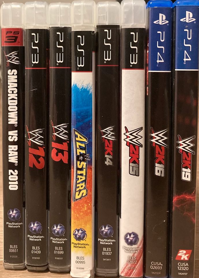 WWE spiele für ps3 und ps4 in Gieboldehausen