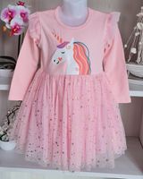 Kinder Mädchen Langarm Einhorn Kleid Gr. 128 Freizeit Party Münster (Westfalen) - Wolbeck Vorschau