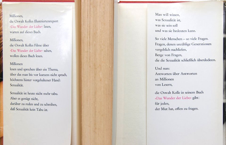 4 Bücher Oswalt Kolle: Das Wunder der Liebe, Dein Kind, ... in Düsseldorf