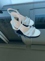 NEU Damen, Sommer Sandalen, Silber Glitzer, 38 Bayern - Karlsfeld Vorschau