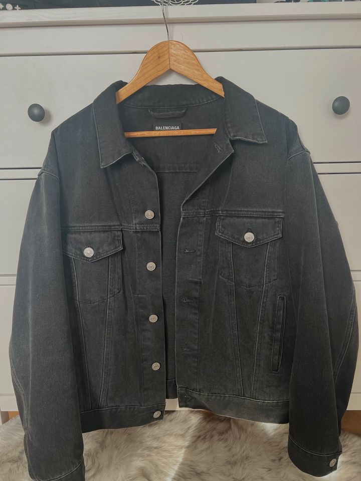 Original BALENCIAGA Jeans - Jacke ( Größe 46 ( M ) in Hofheim am Taunus