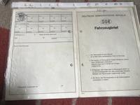 Fahrzeugbrief HP 401 DDR Anhänger BJ 1989 KFZ Brief Papiere Artern/Unstrut - Voigtstedt Vorschau