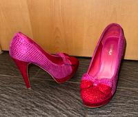 Strass High Hells Gr 38 neu 12,5 cm Absatz Bayern - Wasserburg am Inn Vorschau