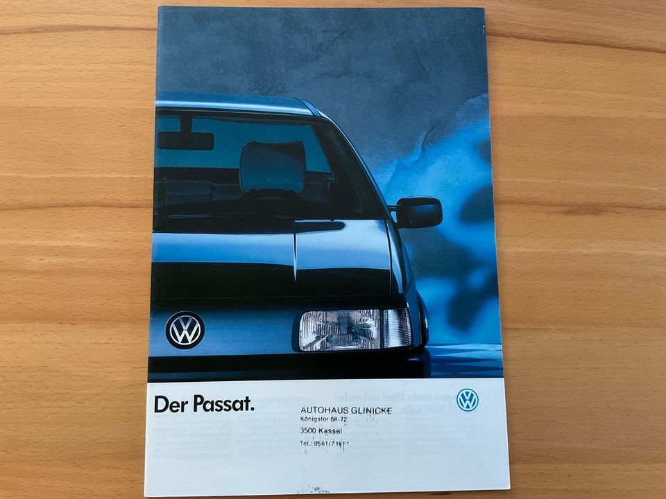 VW Passat Limousine B3 Prospekt von 1989 aus Sammlung top in Nandlstadt