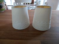 Zwei Lampenschirme Creme Stickerei Ikea 15 h Bayern - Johannesberg Vorschau