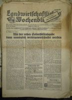 Landwirtschaftliches Wochenblatt  1951 1952 - deutsches Kulturgut Bayern - Hollstadt Vorschau