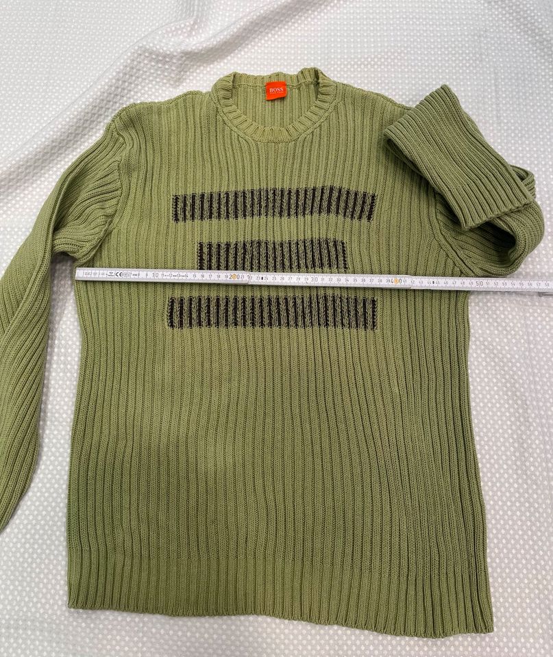 HUGO BOSS Orange Pullover, Rippbündchen, UNISEX Gr. L in Bremen