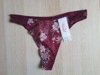 Triumph Lavish Spotlight Damen String Gr.42 weinrot/ Blümchen neu Bayern - Augsburg Vorschau