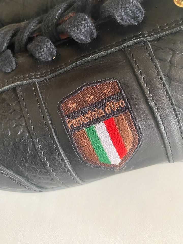 Pantofola d‘Oro Herrensneaker Leder schwarz Gr 45 in Böhmenkirch