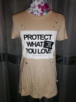 QS by s. Oliver Shirt Gr. S beige T-Shirt Westerwaldkreis - Bellingen Vorschau