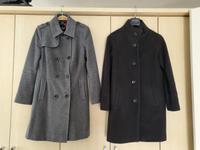 Mantel Damen Wolle Winter René Lezard Comma S 36 grau schwarz Dresden - Blasewitz Vorschau