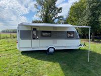 Hobby 490 KMF Wohnwagen Caravan Vermietung Klimaanlage Mover Bayern - Karlshuld Vorschau