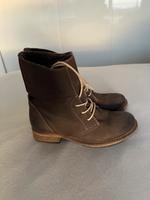 Leder Stiefeletten von 5th Avenue in Gr. 37 braun 1x getragen Hessen - Glashütten Vorschau
