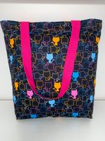 Didi Wendetasche Katzen bunt Handmade selbstgenäht Beutel Tasche Bremen - Vegesack Vorschau