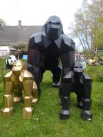 Gartenfiguren Polygon Affen Niedersachsen - Varel Vorschau