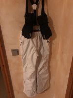 Skihose von Icepeak, weiß, NEU! Gr.  140 mit Barts Handschuhen Nordrhein-Westfalen - Borken Vorschau