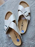 Sandalen / Pantoletten mit Fußbett: NEU, cremeweiß, bequem Hessen - Dillenburg Vorschau