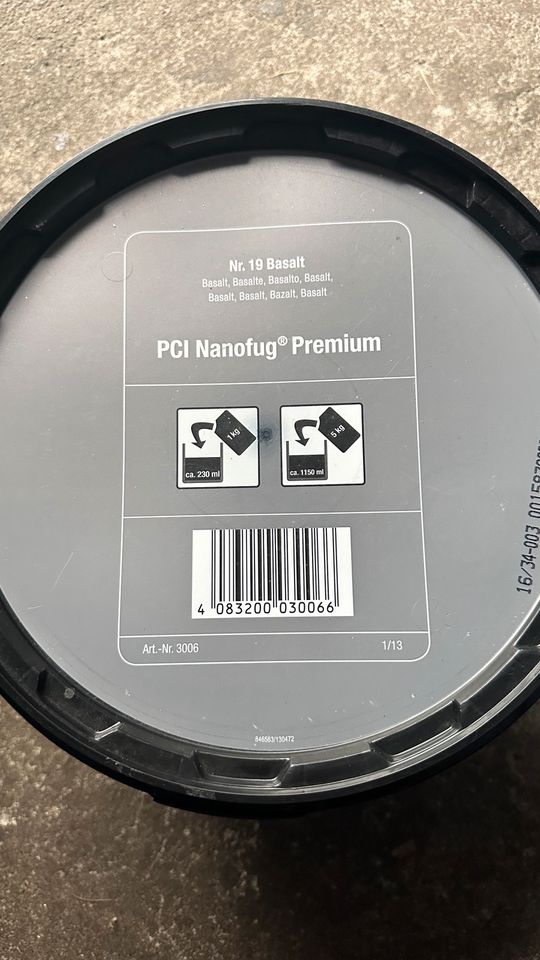 PCI Nanofug Premium Basaltgrau  5 Kg in Duisburg