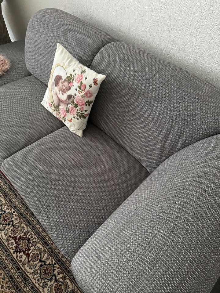 Designer Sofa PONSEL neuwertig Ponsel grau Couch Recamiere in Bottrop