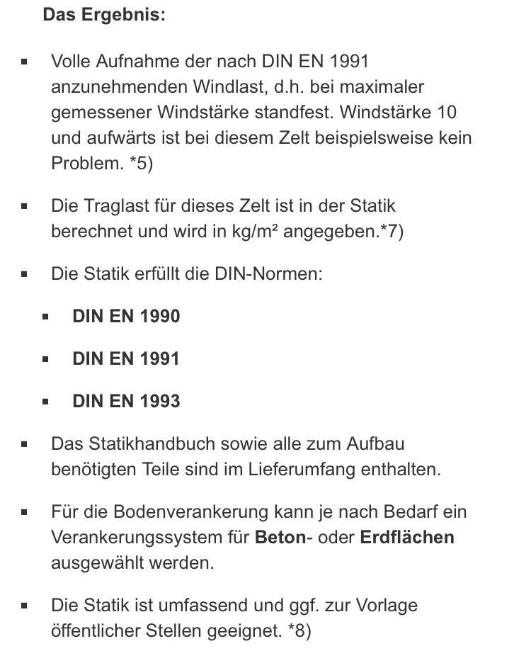 Weidezelt Lagerzelt mit Statik und Sturmset 6 x12 x 3 in Elbingen Westerwald