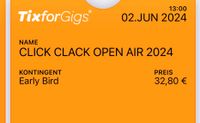 2 Karten Click Clack Open Air Sachsen - Freital Vorschau
